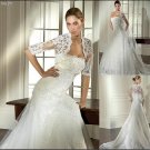 Sexy A LINE STYLE Wedding Dress Bridesmaid Bridal Gown Custom