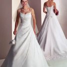 Sexy A LINE STYLE Wedding Dress Bridesmaid Bridal Gown Custom