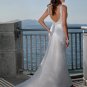 Sexy A LINE STYLE Wedding Dress Bridesmaid Bridal Gown Custom