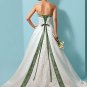 Sexy A LINE STYLE Wedding Dress Bridesmaid Bridal Gown Custom