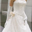 Sexy A LINE STYLE Wedding Dress Bridesmaid Bridal Gown Custom
