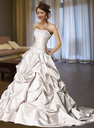 Sexy A LINE STYLE Wedding Dress Bridesmaid Bridal Gown Custom