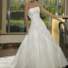Sexy A LINE STYLE Wedding Dress Bridesmaid Bridal Gown Custom