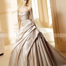 Sexy A LINE STYLE Wedding Dress Bridesmaid Bridal Gown Custom