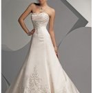 Sexy A LINE STYLE Wedding Dress Bridesmaid Bridal Gown Custom