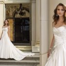 Sexy A LINE STYLE Wedding Dress Bridesmaid Bridal Gown Custom