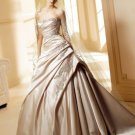 Sexy A LINE STYLE Wedding Dress Bridesmaid Bridal Gown Custom