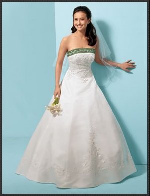 Sexy A LINE STYLE Wedding Dress Bridesmaid Bridal Gown Custom