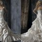 Sexy A LINE STYLE Wedding Dress Bridesmaid Bridal Gown Custom