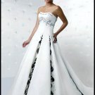 Sexy A LINE STYLE Wedding Dress Bridesmaid Bridal Gown Custom