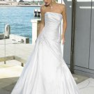 Sexy A LINE STYLE Wedding Dress Bridesmaid Bridal Gown Custom