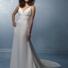 Sexy A LINE STYLE Wedding Dress Bridesmaid Bridal Gown Custom