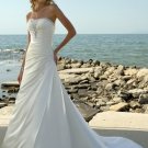 Sexy A LINE STYLE Wedding Dress Bridesmaid Bridal Gown Custom