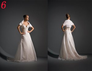 Sexy A LINE STYLE Wedding Dress Bridesmaid Bridal Gown Custom