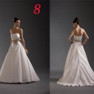 Sexy A LINE STYLE Wedding Dress Bridesmaid Bridal Gown Custom