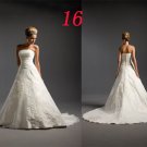 Sexy A LINE STYLE Wedding Dress Bridesmaid Bridal Gown Custom