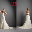 Sexy A LINE STYLE Wedding Dress Bridesmaid Bridal Gown Custom