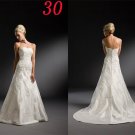 Sexy A LINE STYLE Wedding Dress Bridesmaid Bridal Gown Custom