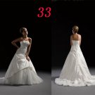 Sexy A LINE STYLE Wedding Dress Bridesmaid Bridal Gown Custom
