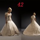Sexy A LINE STYLE Wedding Dress Bridesmaid Bridal Gown Custom