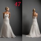 Sexy A LINE STYLE Wedding Dress Bridesmaid Bridal Gown Custom