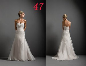 Sexy A LINE STYLE Wedding Dress Bridesmaid Bridal Gown Custom