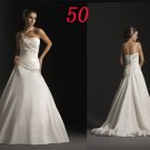 Sexy A LINE STYLE Wedding Dress Bridesmaid Bridal Gown Custom