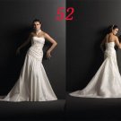 Sexy A LINE STYLE Wedding Dress Bridesmaid Bridal Gown Custom