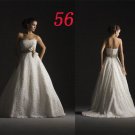 Sexy A LINE STYLE Wedding Dress Bridesmaid Bridal Gown Custom