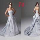 Sexy A LINE STYLE Wedding Dress Bridesmaid Bridal Gown Custom