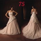 Sexy A LINE STYLE Wedding Dress Bridesmaid Bridal Gown Custom