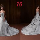 Sexy A LINE STYLE Wedding Dress Bridesmaid Bridal Gown Custom