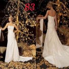 Sexy A LINE STYLE Wedding Dress Bridesmaid Bridal Gown Custom