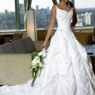 Sexy A LINE STYLE Wedding Dress Bridesmaid Bridal Gown Custom