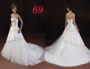 HOT Sexy Corset STYLE Wedding Dress Bridesmaid Bridal Gown Custom