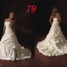 HOT Sexy Corset STYLE Wedding Dress Bridesmaid Bridal Gown Custom