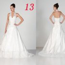 HOT Sexy Halter STYLE Wedding Dress Bridesmaid Bridal Gown Custom