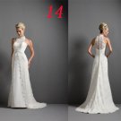 HOT Sexy Halter STYLE Wedding Dress Bridesmaid Bridal Gown Custom
