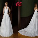 HOT Sexy Halter STYLE Wedding Dress Bridesmaid Bridal Gown Custom