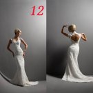 Mermaid Style Wedding Dress Bridesmaid Bridal Gown Custom