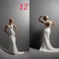 Mermaid Style Wedding Dress Bridesmaid Bridal Gown Custom