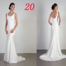 Mermaid Style Wedding Dress Bridesmaid Bridal Gown Custom