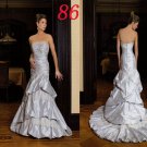 Mermaid Style Wedding Dress Bridesmaid Bridal Gown Custom