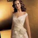 OFF THE SHOULDER Style LACE Wedding Dress Bridesmaid Bridal Gown Custom