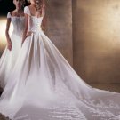 OFF THE SHOULDER Style LACE Wedding Dress Bridesmaid Bridal Gown Custom