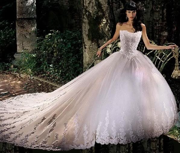 Strapless Style LACE Wedding Dress Bridesmaid Bridal Gown Custom