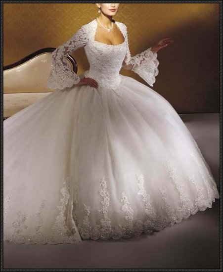 Strapless Style LACE Wedding Dress Bridesmaid Bridal Gown Custom