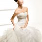 Strapless Style LACE Wedding Dress Bridesmaid Bridal Gown Custom