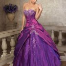 Strapless Style LACE Wedding Dress Bridesmaid Bridal Gown Custom