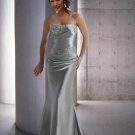 Strapless Style LACE Wedding Dress Bridesmaid Bridal Gown Custom